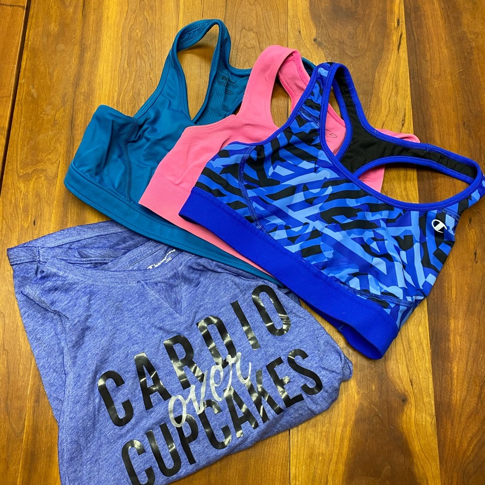 Bundle: Champion sportswear bundle (3 bras & 1 tank)